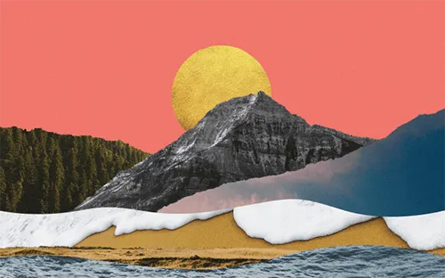 Mountain collage